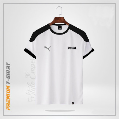 Mash Fabric Jersey T-shirt Puma Cont White
