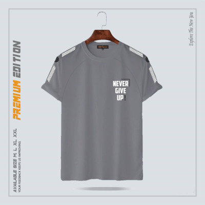 Mash Fabric Jersey T-shirt Never ash