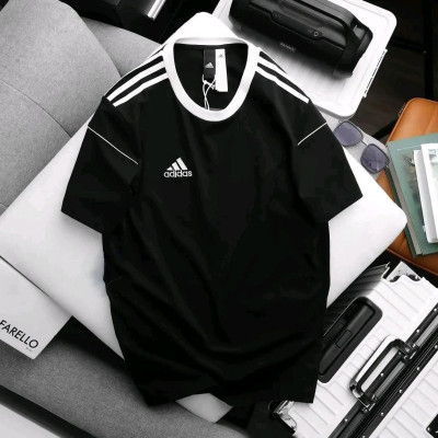 Mash Fabric Jersey T-shirt Adidas New Black