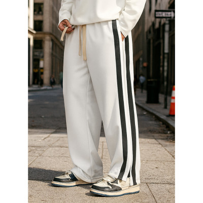 3 Pocket Boot Cut Baggy Trouser-White