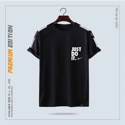 Mash Fabric Jersey T-shirt Just Black