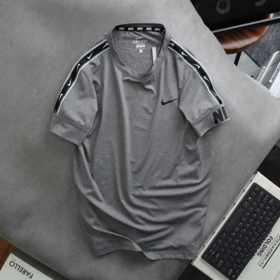 Mash Fabric Jersey T-shirt Sleeve Ash