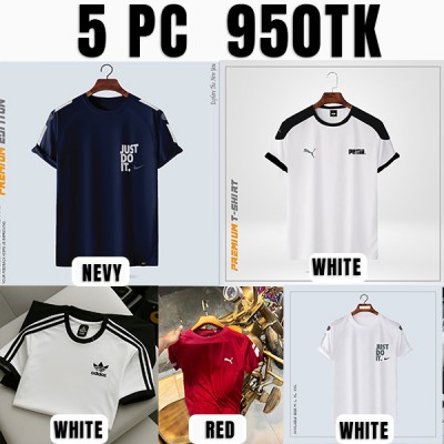 Mash Fabric Jersey T-shirt Combo 07