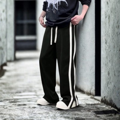 3 Pocket Boot Cut Baggy Trouser (Black)