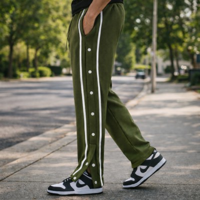 7 Button Trouser - Olive