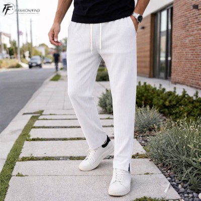 China Rib Low Cut Baggy - White
