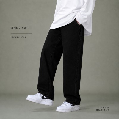 4 POCKET BAGGY DENIM JEANS - [PREMIUM Black]