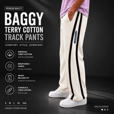 FORDGT Side Stripe Track Pants - White