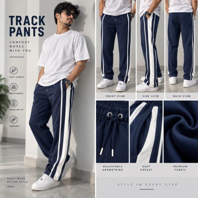 3 Pocket Boot Cut Baggy Trouser- [ Blue ]